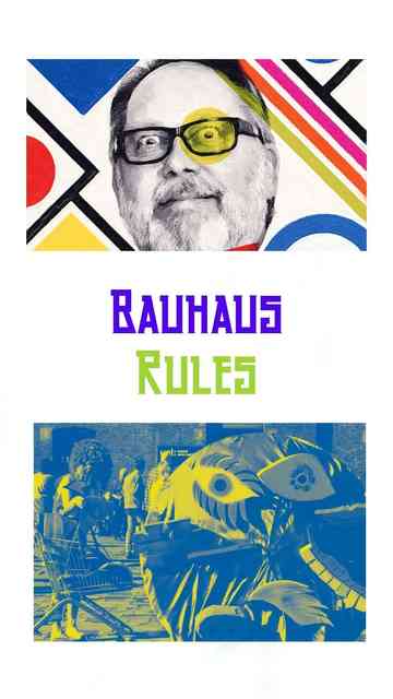 Bauhaus Rules Poster