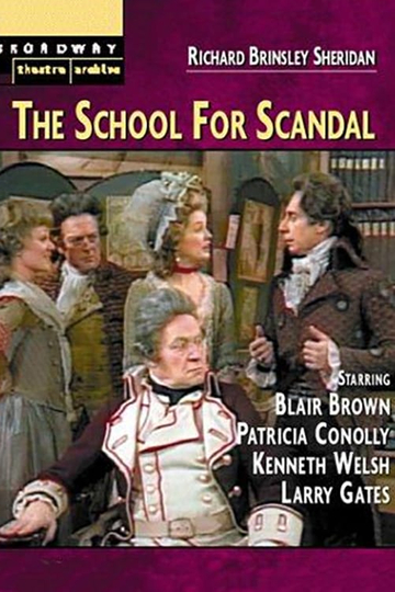 The School for Scandal Poster