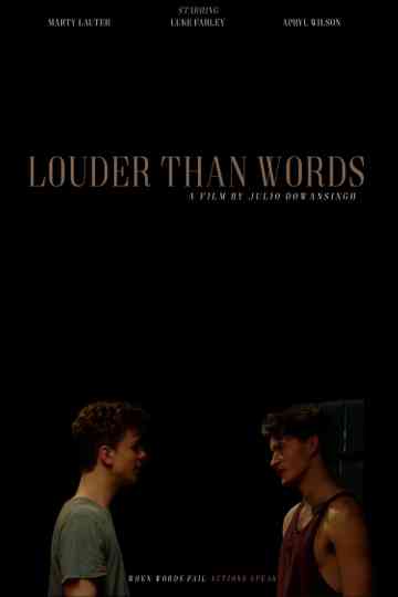 Louder Than Words Poster