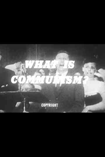 What Is Communism Poster