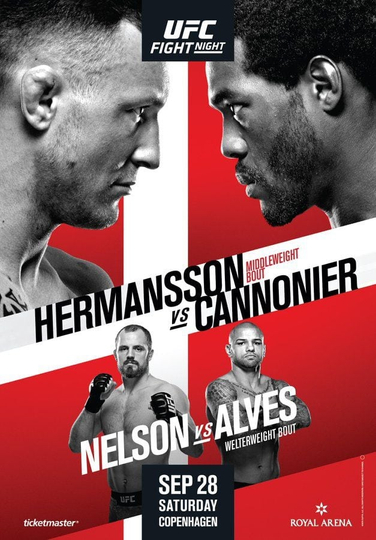 UFC Fight Night 160 Hermansson vs Cannonier Poster