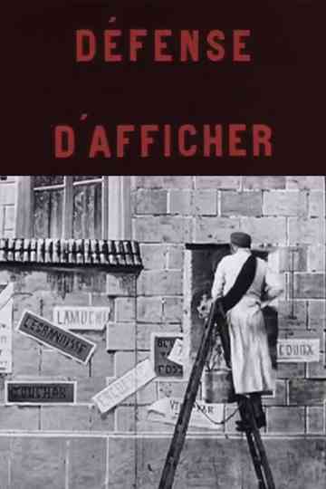 Défense dafficher Poster