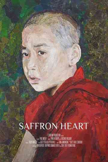 Saffron Heart Poster