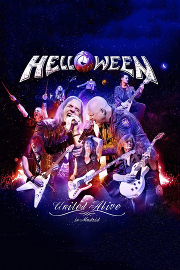 Helloween United Alive in Madrid Poster