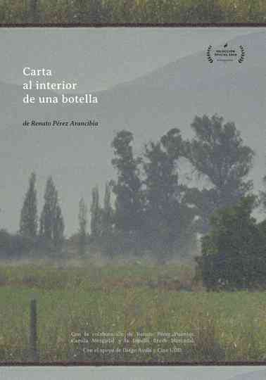 Carta al Interior de una botella Poster