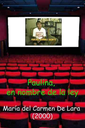 Paulina En nombre de la ley Poster