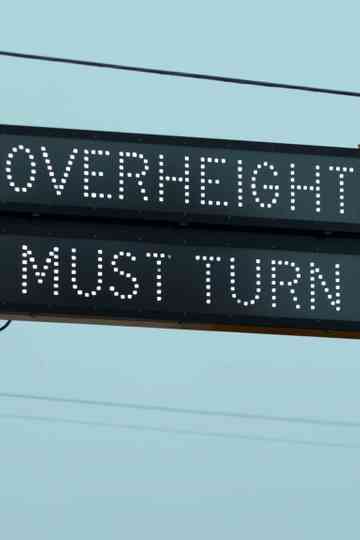 OVERHEIGHT MUST TURN Poster