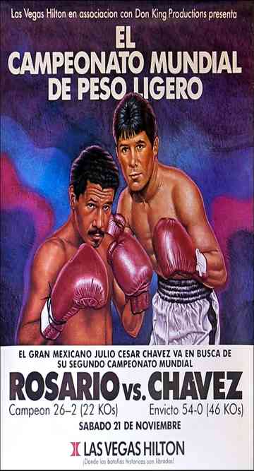 Julio Cesar Chavez vs Edwin Rosario Poster