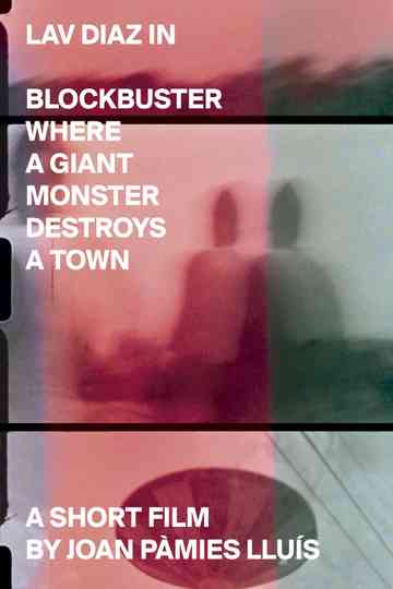 Blockbuster Where a Giant Monster Destroys a Town Poster