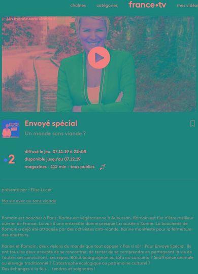 Un monde sans viande