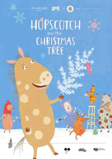 Hopscotch and the Christmas Tree Poster