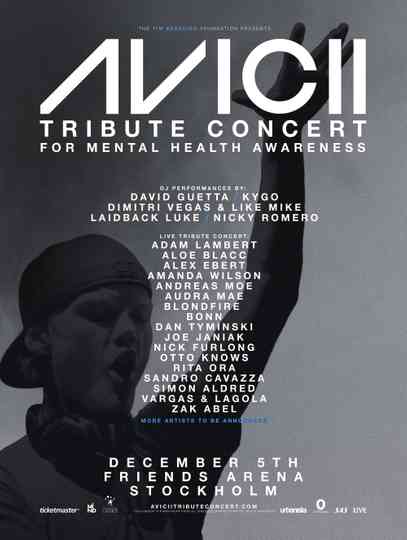 Avicii Tribute Concert - In Loving Memory of Tim Bergling Poster
