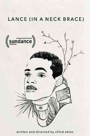 Lance in a Neck Brace Poster