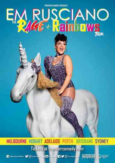 Em Rusciano: Rage and Rainbows Poster