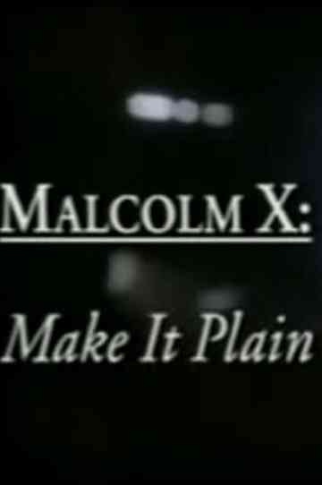 Malcolm X Make It Plain Poster