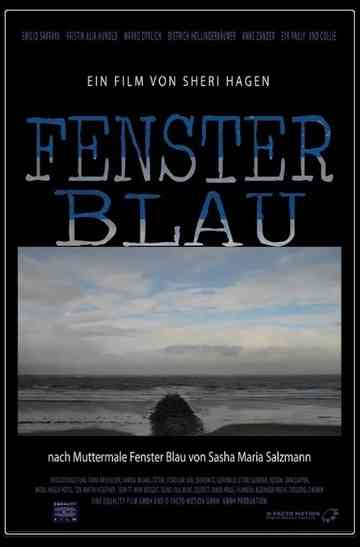 Fenster Blau Poster