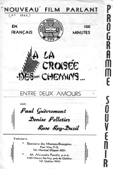 À la croisée des chemins Poster