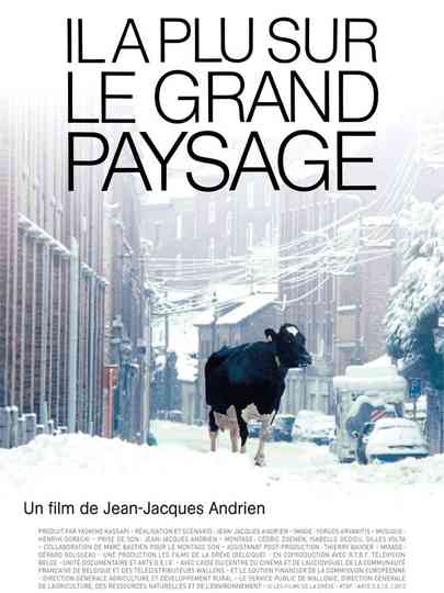 Il a plu sur le grand paysage Poster