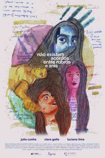 No Truces of Teal and Crimson Poster