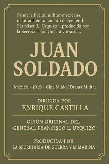 Juan soldado Poster