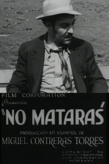 No matarás Poster