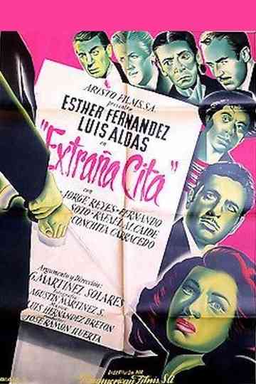 Extraña cita Poster