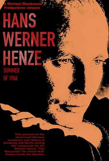 Hans Werner Henze: Summer of 1966 Poster