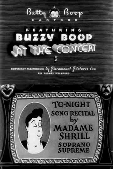 Buzzy Boop at the Concert Poster