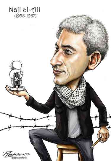 Naji AlAli An Artist With Vision Poster