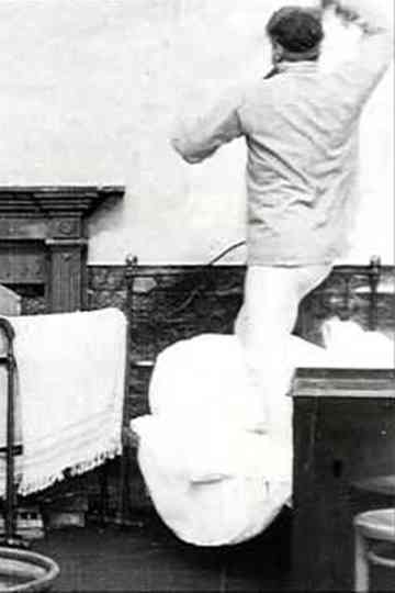 Man Falls in Bath poster