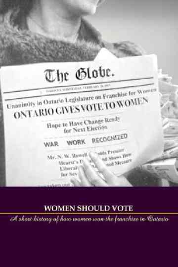 Women Should Vote A short history of how women won the franchise in Ontario Poster