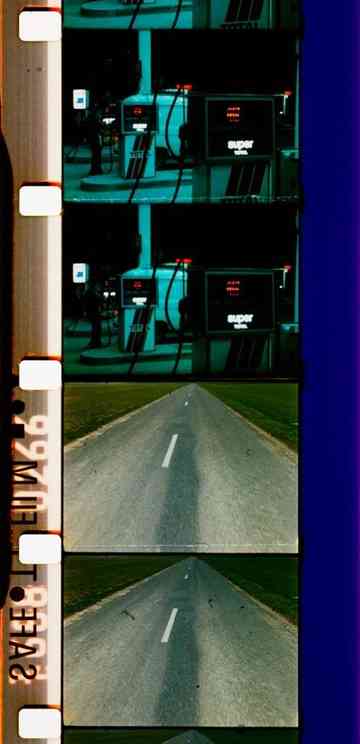 Jaune et bleu III Les Vagues Poster