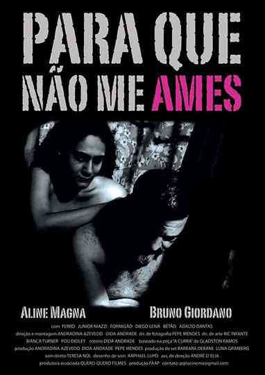 Don't Love Me Later Poster