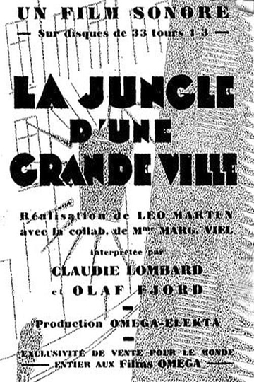 La jungle d'une Grande Ville Poster