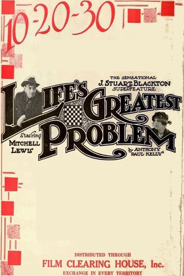 Life's Greatest Problem Poster