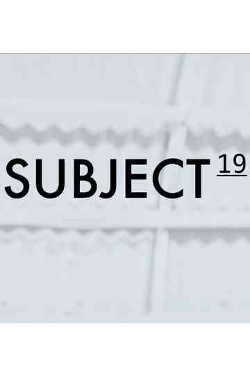 Subject 19 Poster