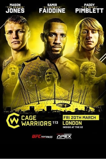 Cage Warriors 113 Fabinski vs Stewart