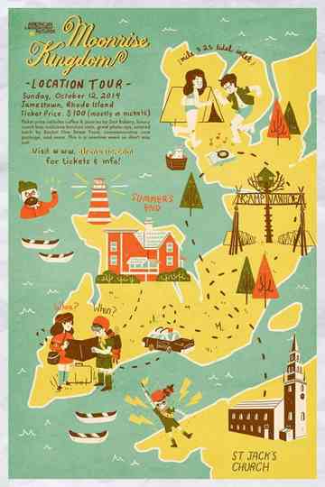 Moonrise Kingdom Welcome to the Island of New Penzance Poster