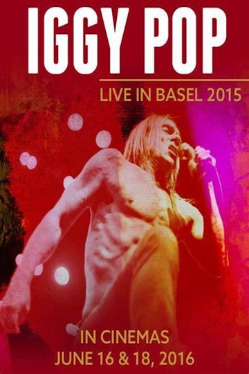 Iggy Pop Live in Basel 2015 Poster