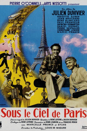 Under the Paris Sky Poster