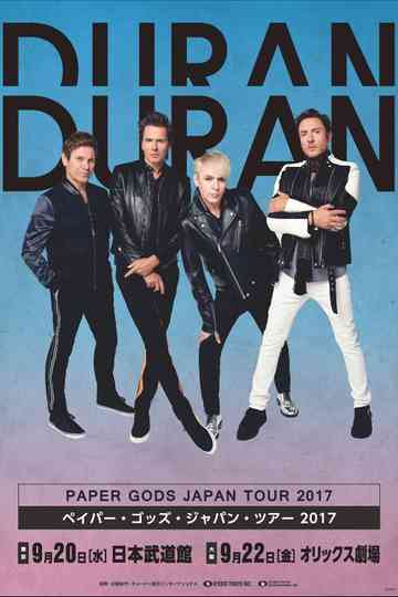Duran Duran: Paper Gods Japan Tour Poster