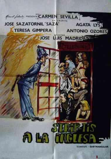 Striptis a la inglesa Poster