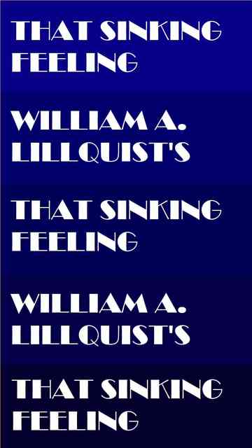 That Sinking Feeling Poster