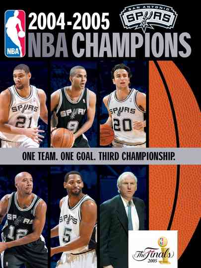 20042005 NBA Champions  San Antonio Spurs Poster