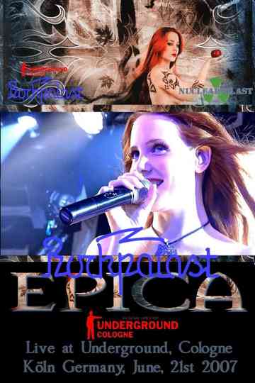 Epica Live At Underground Köln Poster