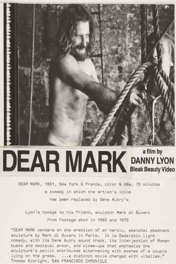 Dear Mark Poster