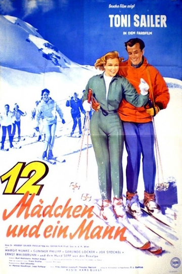 Zwölf Mädchen und ein Mann Poster