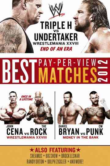 WWE Best PayPerView Matches 2012 Poster