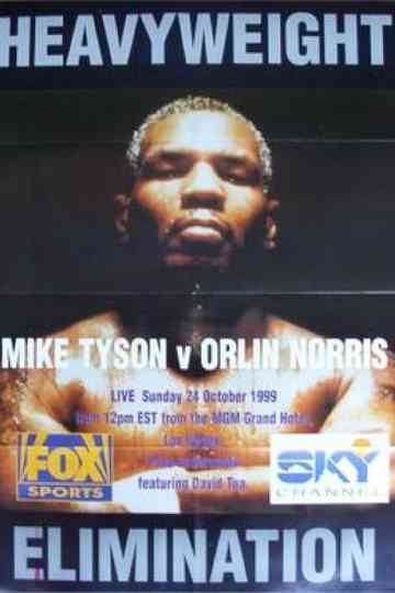 Mike Tyson vs Orlin Norris Poster