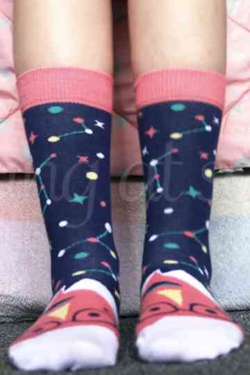 Staring at Socks Poster